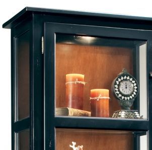 Philip Reinisch Co Vista Pirate Black Display Cabinet 1