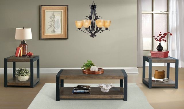 Elements Caesar End Table with Bottom Shelf-1