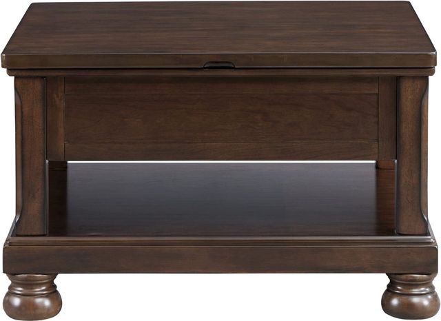 Signature Design by Ashley® Porter Rustic Brown Lift Top Coffee Table 3