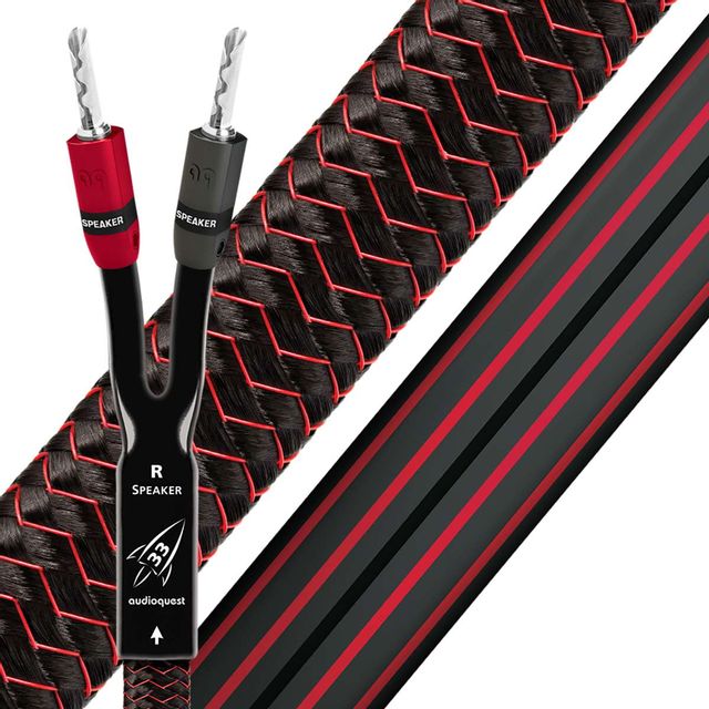 AudioQuest® Rocket 33 Red 20 ft Speaker Cable