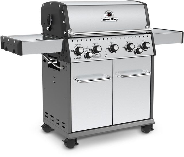 Broil King® Baron™ S590 Pro Infrared Stainless Steel Free Standing Grill 2