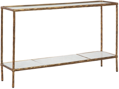 Signature Design by Ashley® Ryandale Antique Brass Console Sofa Table