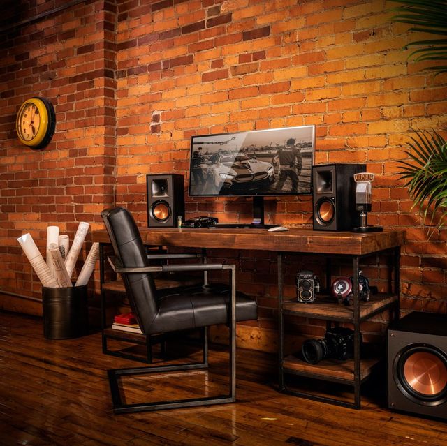 Klipsch® R-41PM Black Powered Speakers (Pair) 4