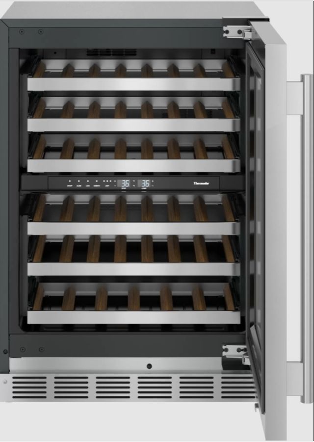 Thermador® Freedom® 24" Stainless Steel Wine Cooler-1
