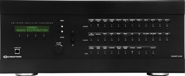 Crestron® Black Multiroom Audio System-International Version 1