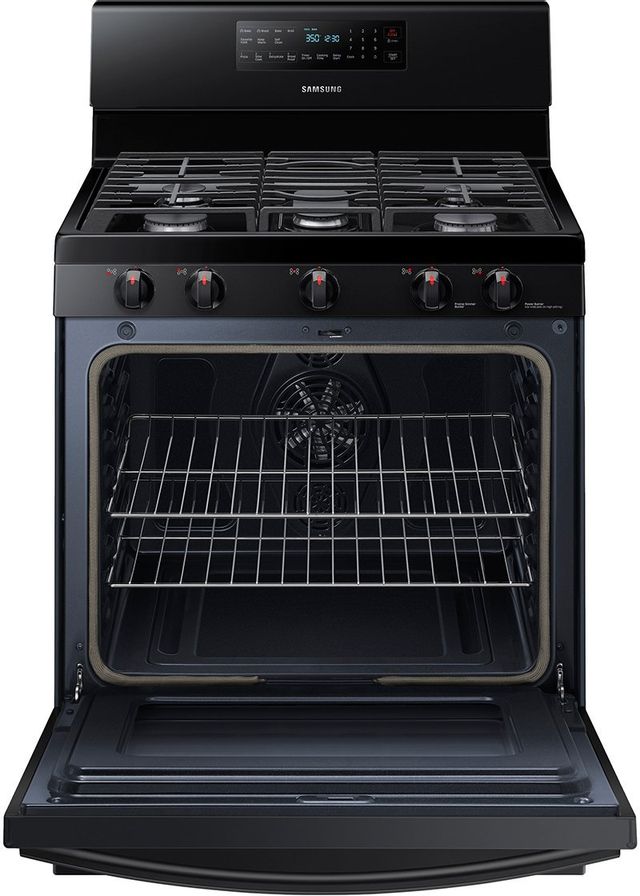 Samsung 30" Black Freestanding Gas Range with Convection-2