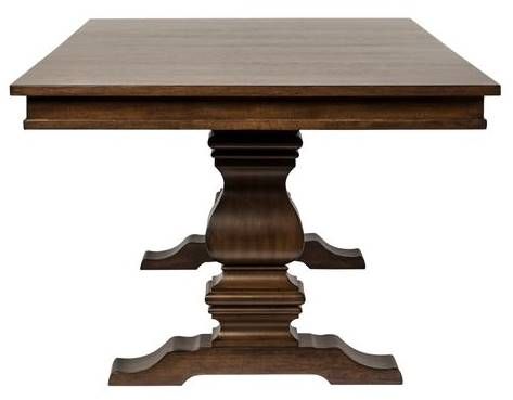 Liberty Armand Antique Brownstone Dining Table 3