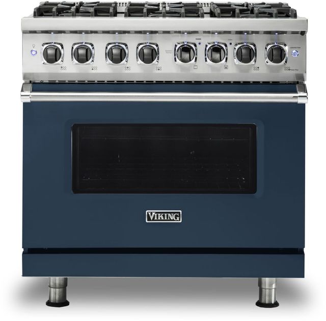 Viking® Professional 5 Series 36" Stainless Steel Pro Style Dual Fuel Range 18