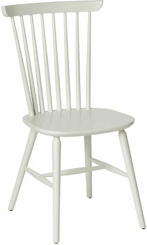Liberty Capeside Cottage Porcelain White Spindle Back Side Chair