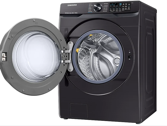 Samsung 5.8 Cu.Ft. Black Stainless Steel Front Load Washer 2