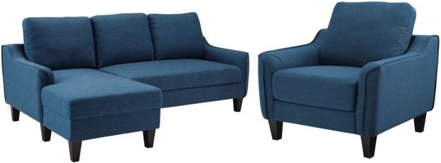 Signature Design by Ashley® Jarreau 2-Piece Blue Living Room Set-0