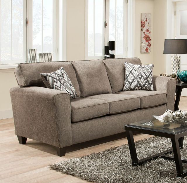 American Furniture Manufacturing Cornell Pewter Sofa-0