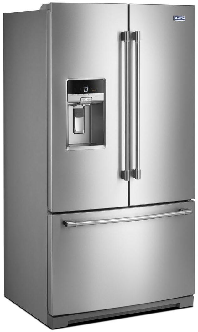Maytag® 26.8 Cu. Ft. Fingerprint Resistant Stainless Steel French Door Refrigerator-2