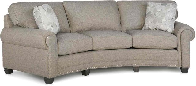 Smith Brothers 393 Collection Grey Sofa 0