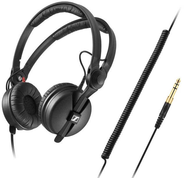 Sennheiser HD 25 Black Wired On-Ear Headphones