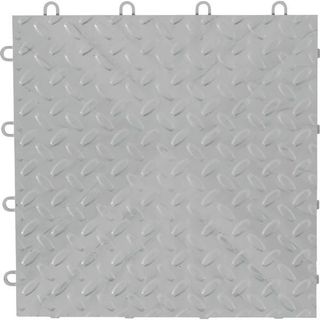 Gladiator® 4 Pack Silver Tile Flooring 