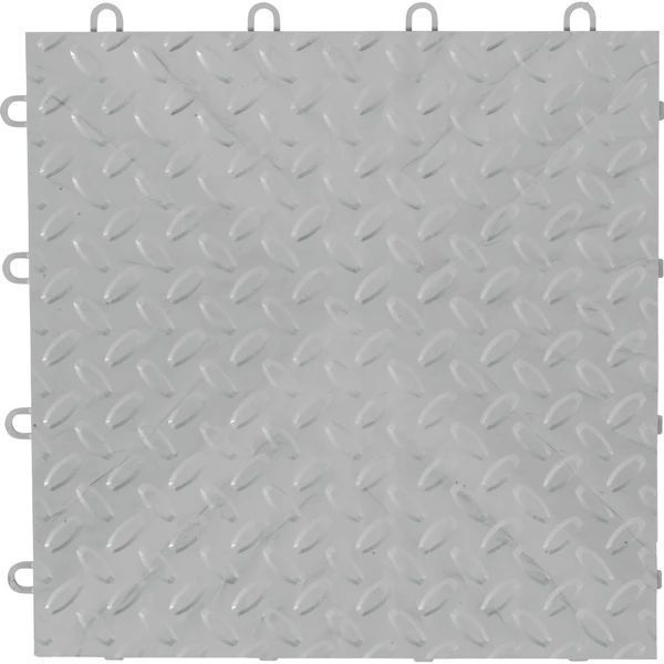 Gladiator® 4 Pack Silver Tile Flooring 