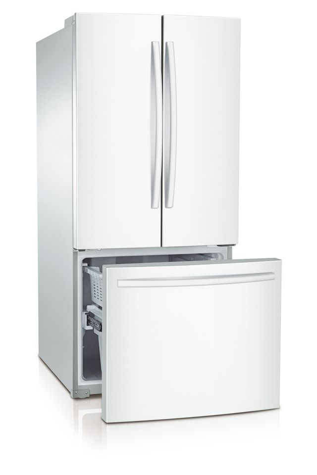 Samsung 21.6 Cu. Ft. White French Door Refrigerator 5