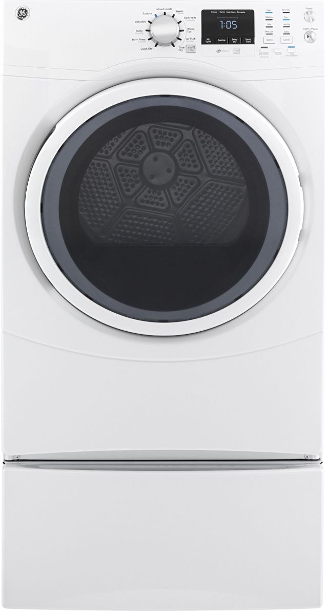 GE® Front Load Gas Dryer-White 5