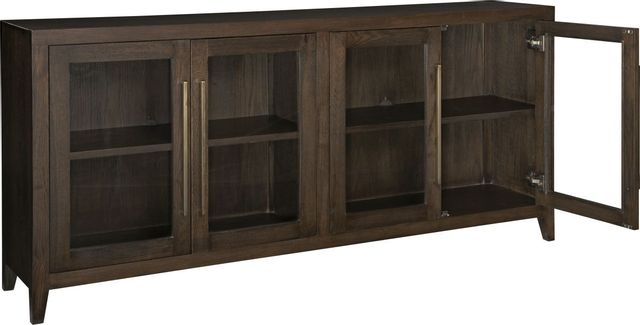 Signature Design by Ashley® Balintmore Dark Brown 4 Doors Accent Cabinet-2