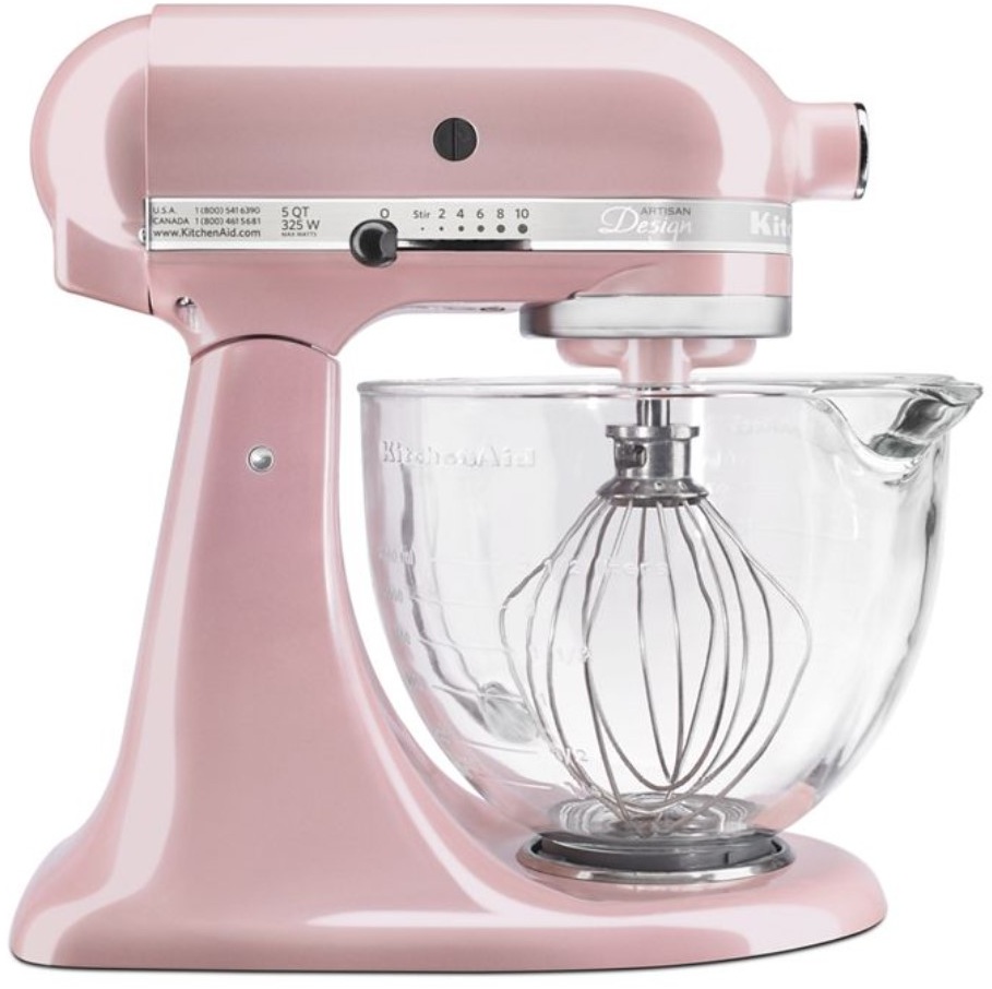 Gezicht omhoog amateur oor KitchenAid® Artisan® Series 5 Quart Silk Pink Stand Mixer with Glass Bowl |  Quality Maytag | Prescott, AZ