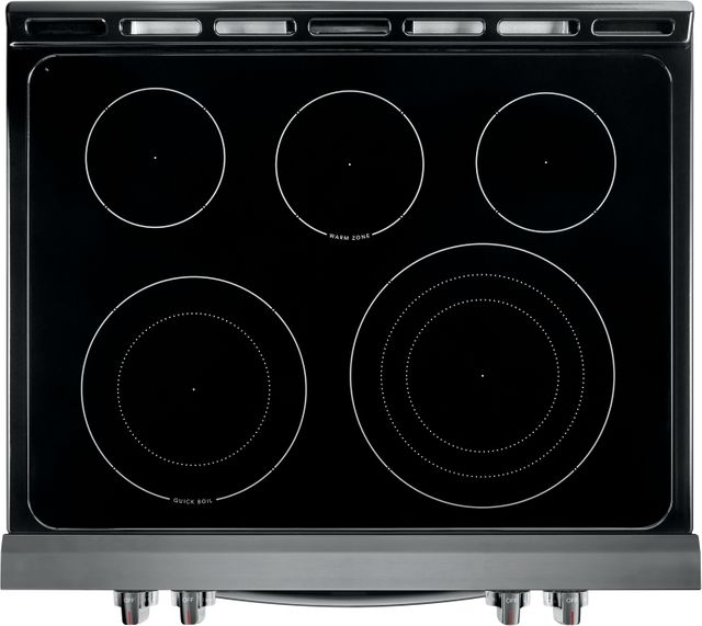Frigidaire Gallery® 30" Black Stainless Steel Free Standing Electric Range with Air Fry 6