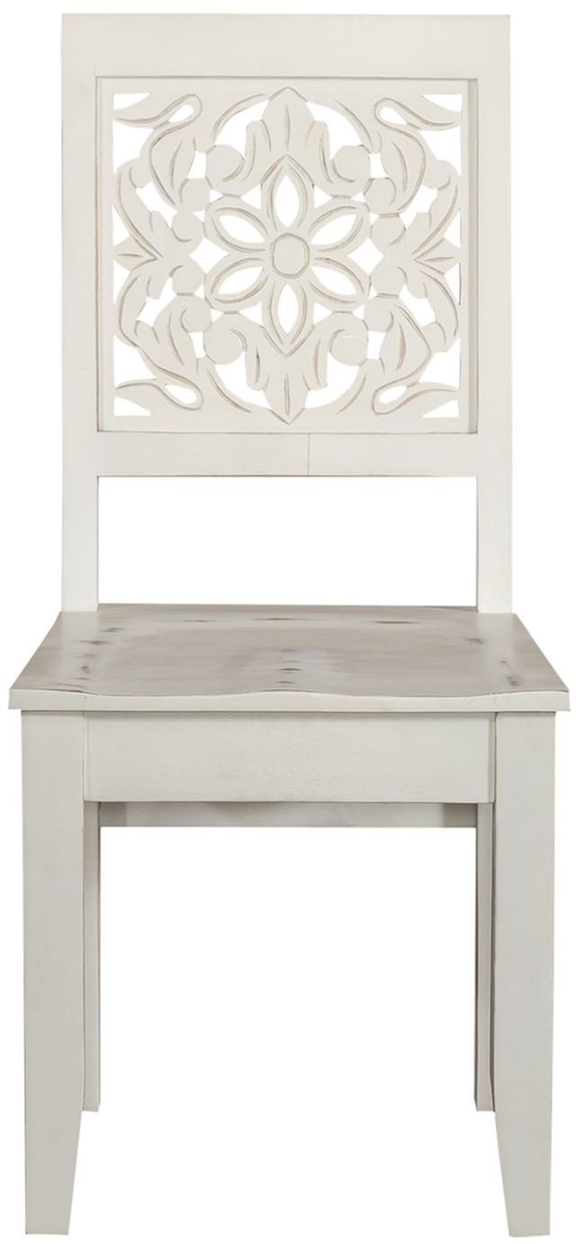 Liberty Trellis Lane Weathered White Accent Chair-1