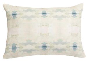 Laura Park Designs Coral Bay Pale Blue 14" x 20" Lumbar Pillow