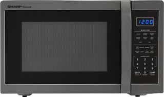 Sharp® 1.4 Cu. Ft. Carousel® Black Stainless Steel Countertop Microwave