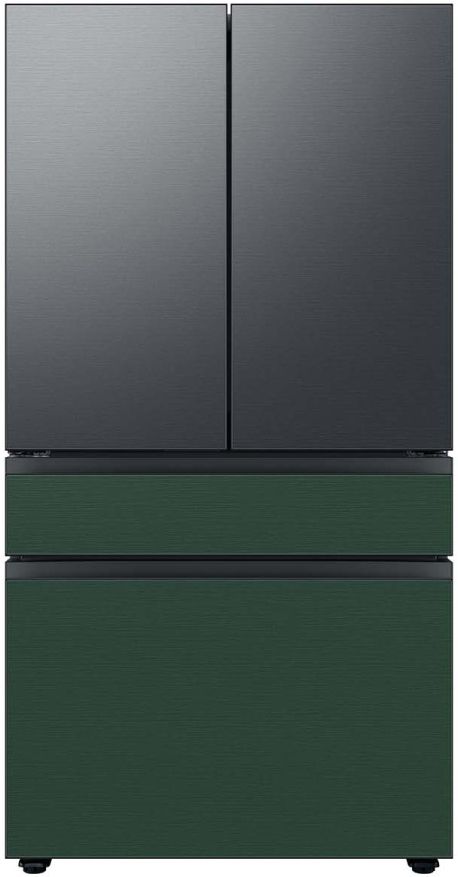 Samsung Bespoke 36" Emerald Green Steel French Door Refrigerator Middle Panel 8