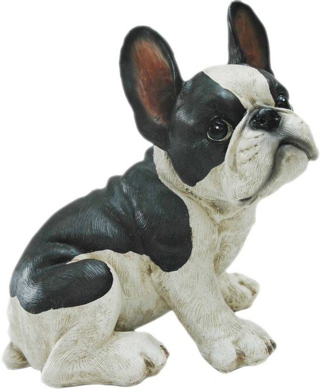 Moe's Home Collection Simone Black Frenchie Statue 0