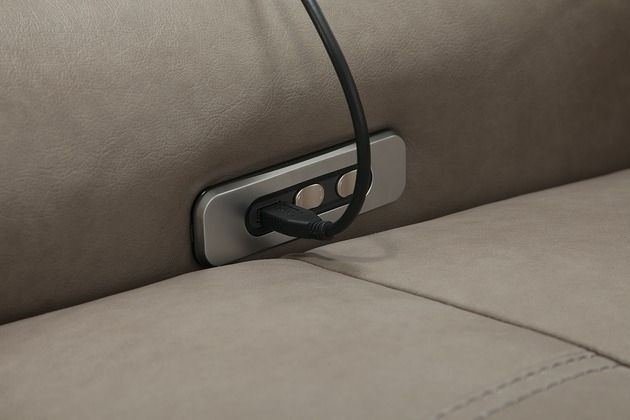 Palliser® Furniture Keoni Gray Wallhugger Power Recliner with Power Headrest 5