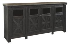 Signature Design by Ashley® Tyler Creek Black/Gray Extra Large TV Stand