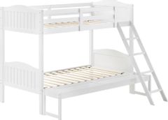 Coaster® Littleton White Twin/Full Bunk Bed
