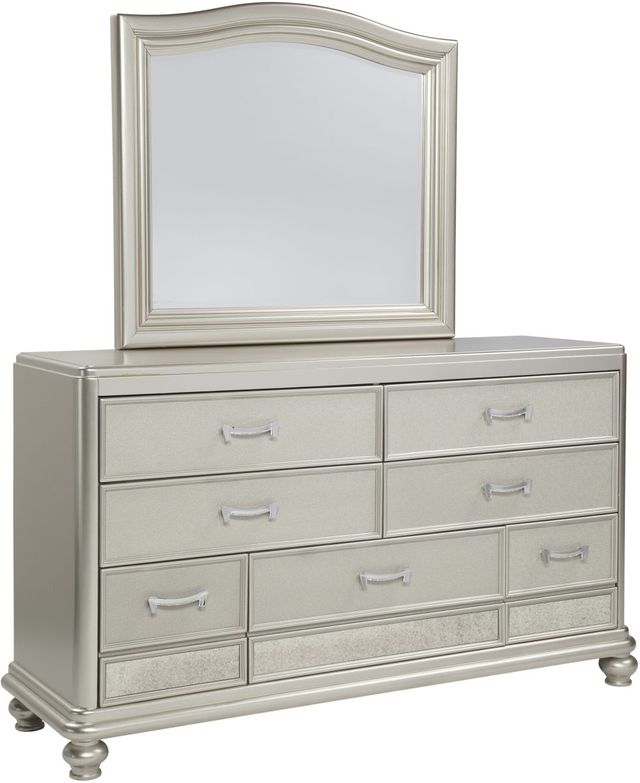 Signature Design by Ashley® Coralayne Silver Dresser and Mirror-0