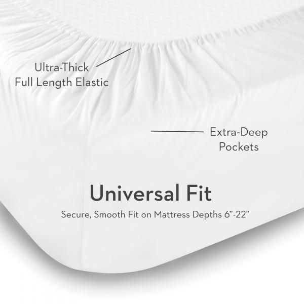 Malouf® Woven™ French Linen White Queen Pillowcase 3