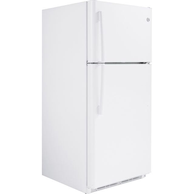 GE® 18.0 Cu. Ft. White Top Freezer Refrigerator 1