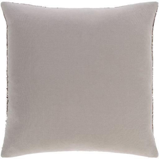 Surya Kenzo Light Gray 22" x 22" Toss Pillow with Down Insert 1