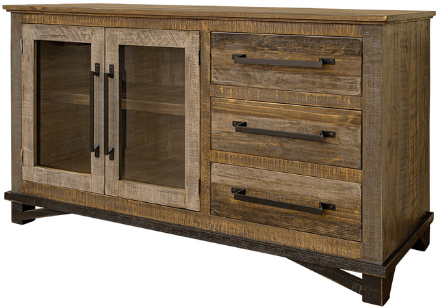 International Furniture Direct Loft Brown Buffet | Fischer Furniture ...