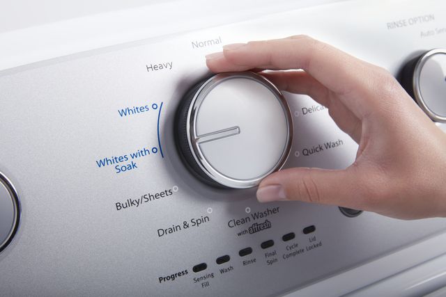 Whirlpool® 3.8 Cu. Ft. White Top Load Washer 1