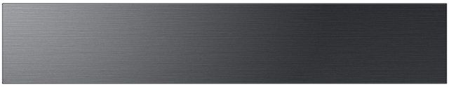 Samsung Bespoke 36" Matte Black Steel French Door Refrigerator Middle Panel