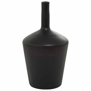 Uma Home Black Glass Vase