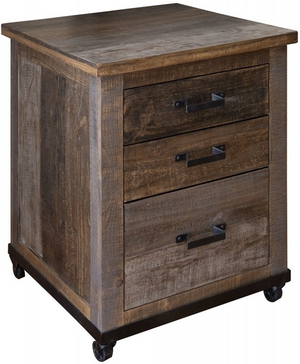 International Furniture Direct Loft Brown File Cabinet