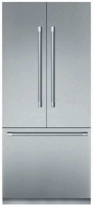 Thermador® Freedom® 19.4 Cu. Ft. Built-In French Door Bottom Freezer Refrigerator-Stainless Steel
