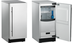 Scotsman® Brilliance® 60 lbs Stainless Steel Nugget Ice Machine-SCN60GA-1SS