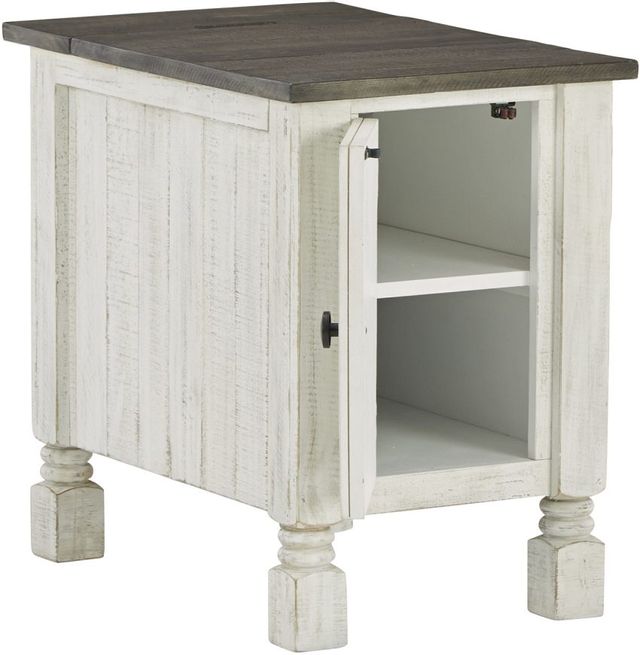 Signature Design by Ashley® Havalance White/Gray Chairside End Table-2
