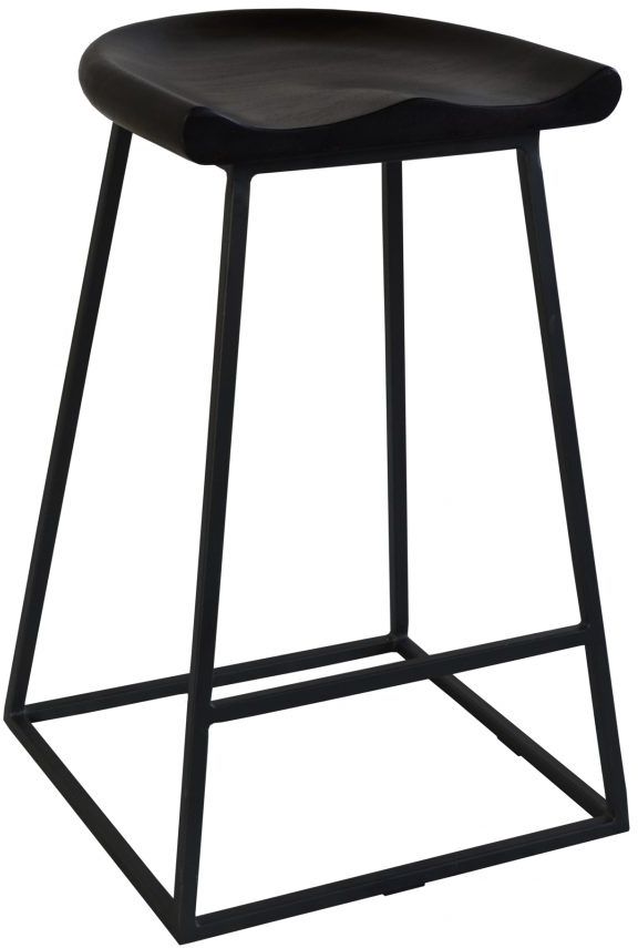 Moe's Home Collections Jackman M2 Black Counter Height Stool 1