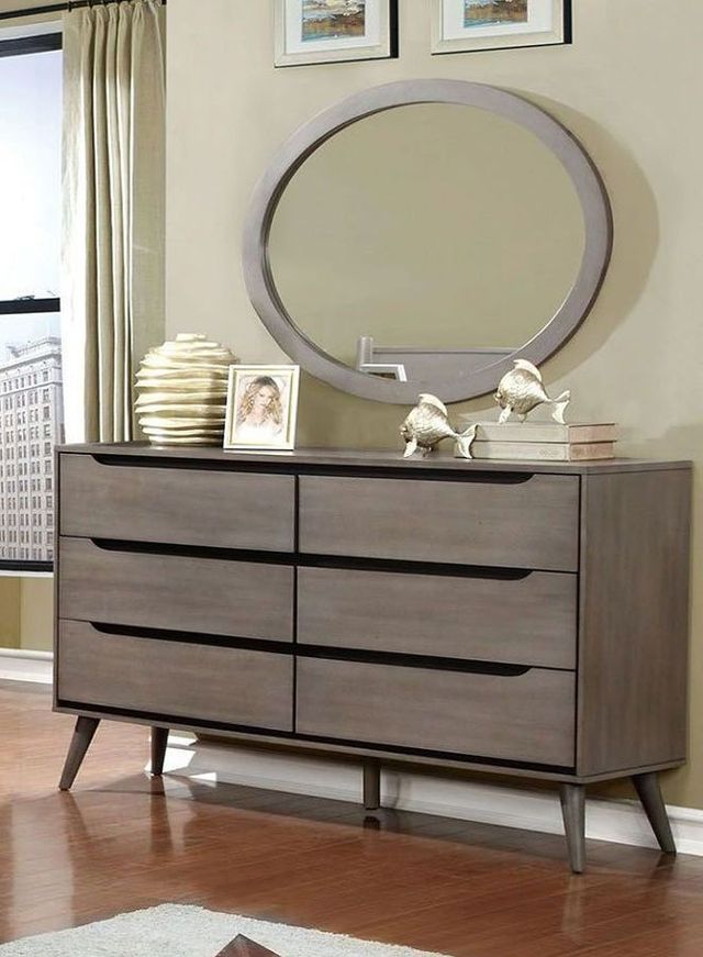 Furniture of America® Lennart Gray Dresser 3
