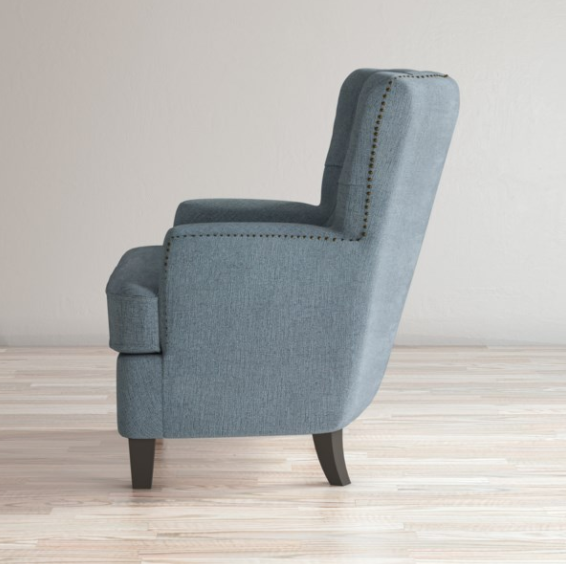 Jofran Inc. Bryson Blue Accent Chair-3