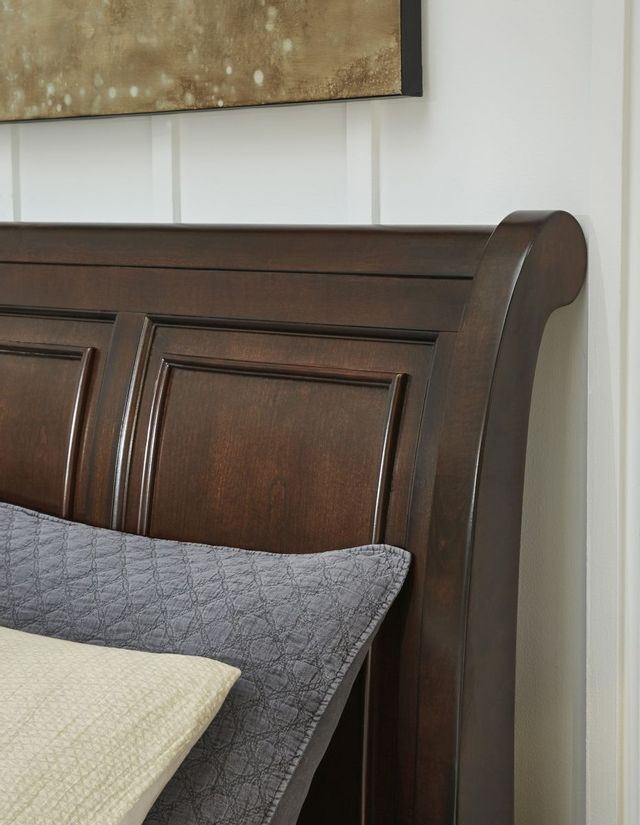 Millennium® by Ashley® Porter Rustic Brown King Sleigh Bed 23